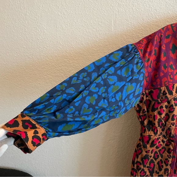 NWT Farm Rio Mixed Leopard Pop Jumpsuit - Picture 9 of 10